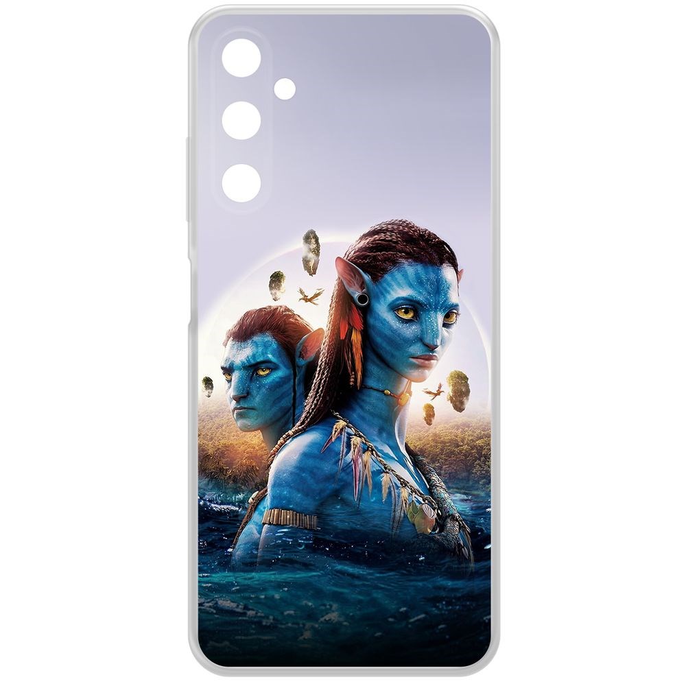 Чехол-накладка Krutoff Clear Case Аватар - Джейк и Нейтири для Samsung Galaxy A05s