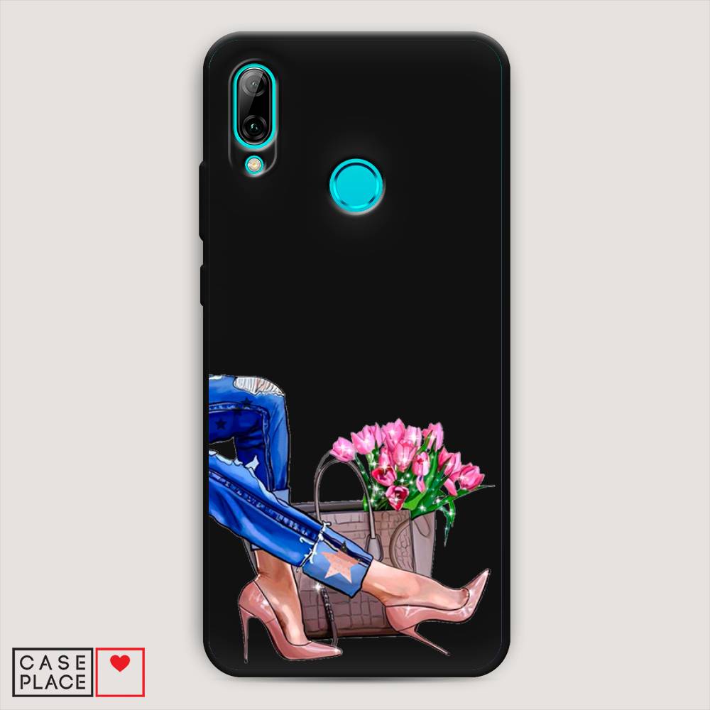

Чехол Awog на Huawei P Smart 2019 "Каблучки", Голубой;коричневый;розовый, 67252-1