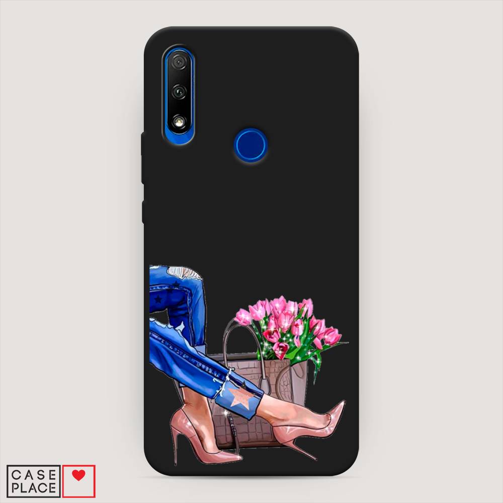 

Чехол Awog на Honor 9X "Каблучки", Голубой;коричневый;розовый, 69952-1