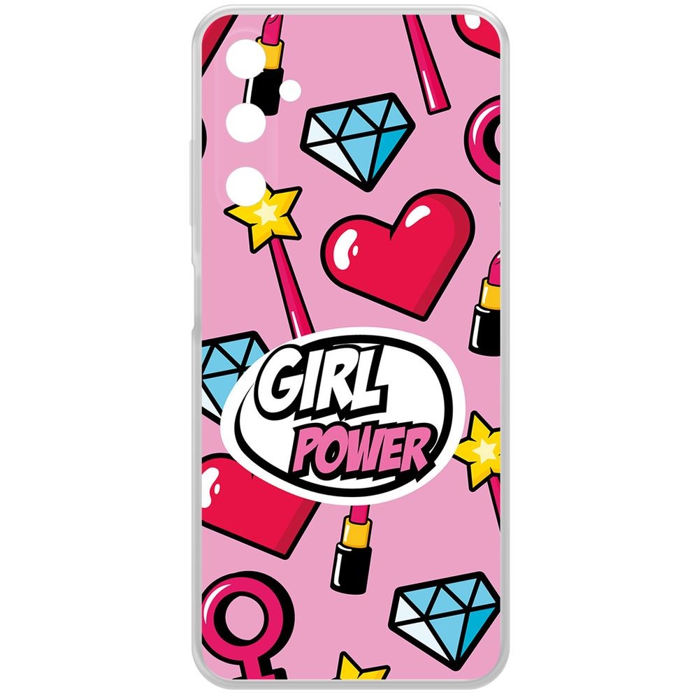 

Чехол-накладка Krutoff Clear Case Girl Power для Samsung Galaxy A05s, Прозрачный