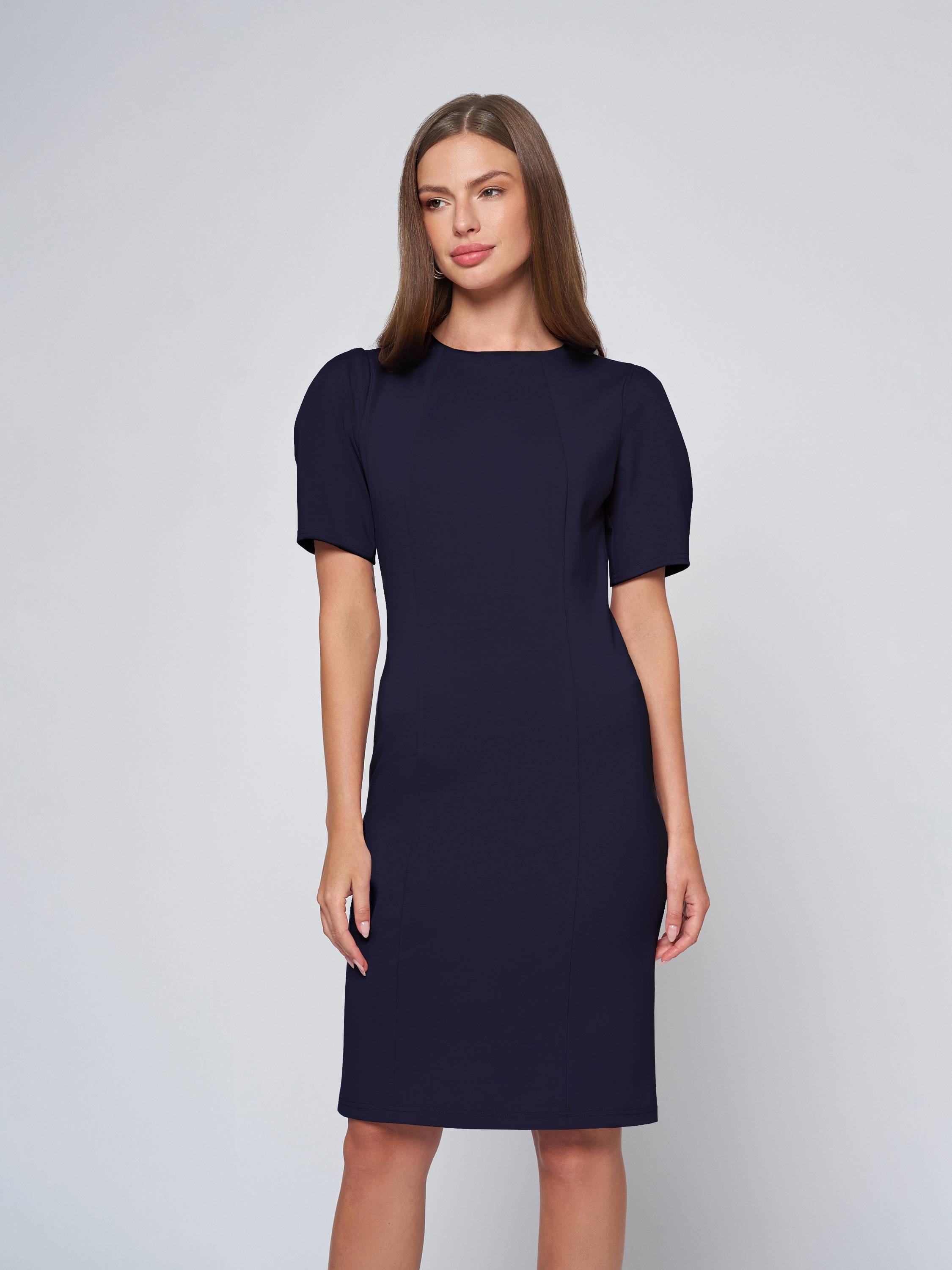 

Платье женское 1001dress 102811 синее 50 RU, Синий, 102811