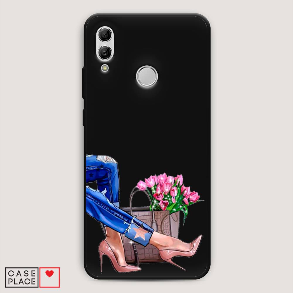 

Чехол Awog на Honor 10 Lite "Каблучки", Голубой;коричневый;розовый, 67552-1