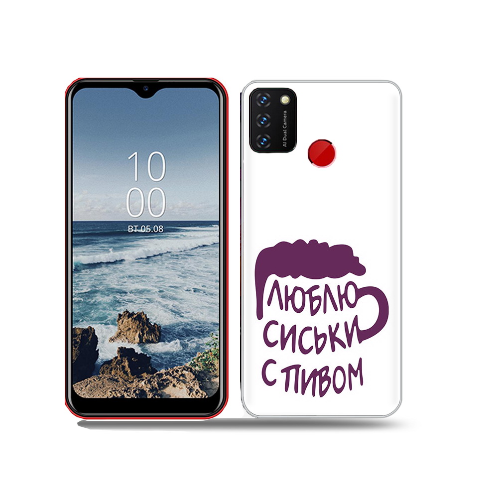

Чехол MyPads Tocco для BQ 6631G Surf люблю пить кружка, Прозрачный, Tocco