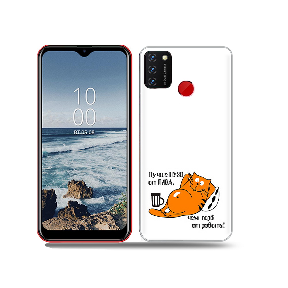 

Чехол MyPads Tocco для BQ 6631G Surf лучше пузо, Прозрачный, Tocco