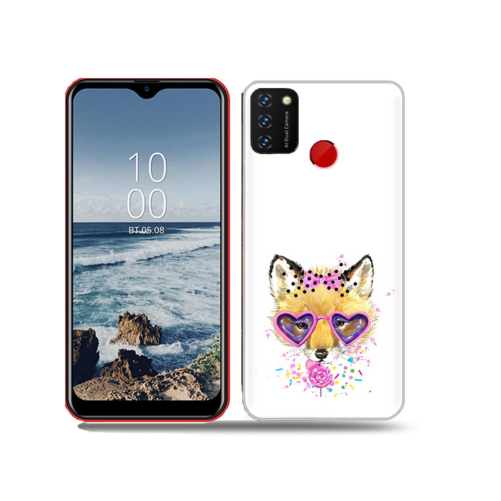 

Чехол MyPads Tocco для BQ 6631G Surf лисенок с бантиком, Прозрачный, Tocco