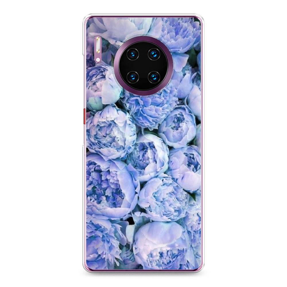 

Чехол Awog на Huawei Mate 30 Pro "Пионы голубые", Голубой, 610450-8