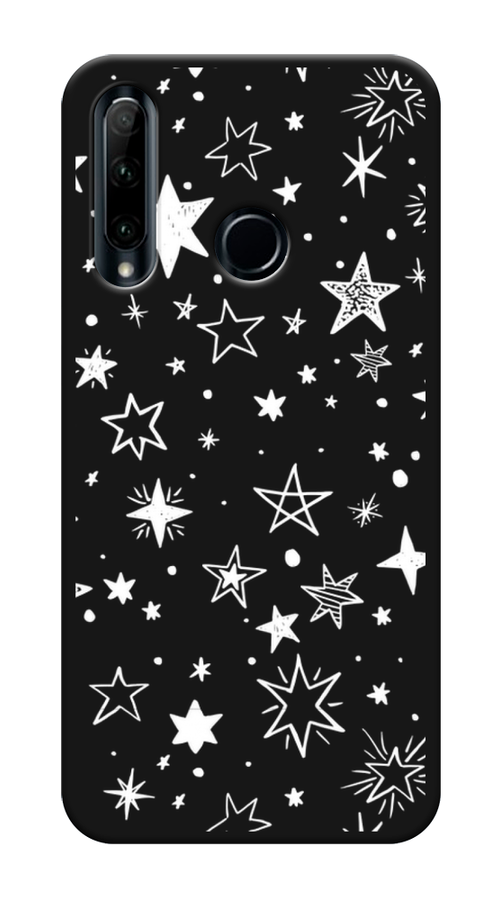 

Чехол Awog на Honor 10i "Звездочки графика белая", Прозрачный;белый, 68852-1