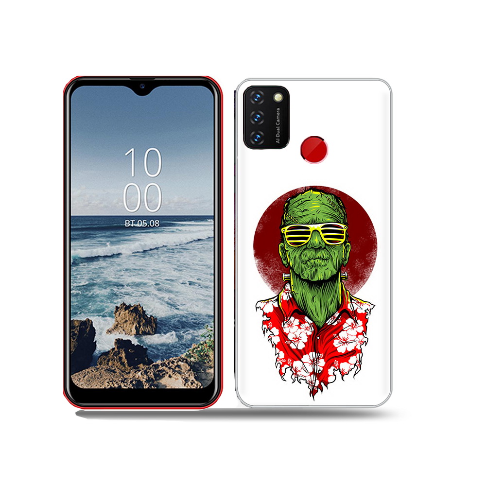 

Чехол MyPads Tocco для BQ 6631G Surf крутой зеленый мужчина в очках, Прозрачный, Tocco