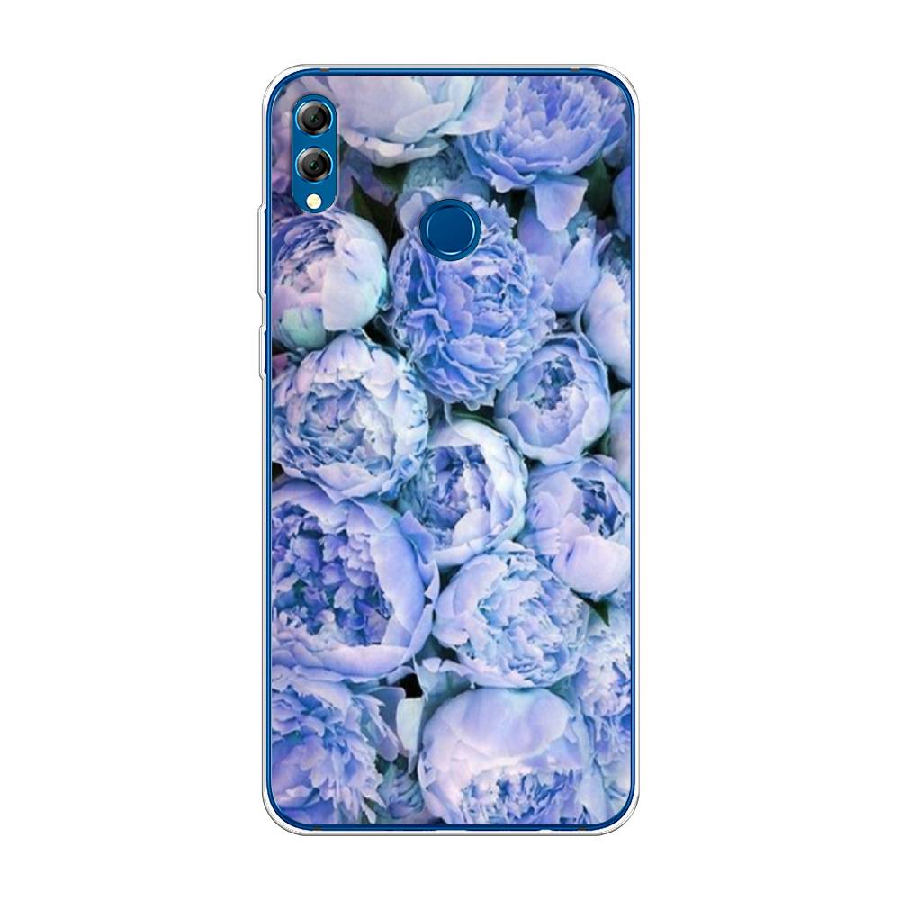 

Чехол Awog на Honor 8X Max "Пионы голубые", Голубой, 66550-8