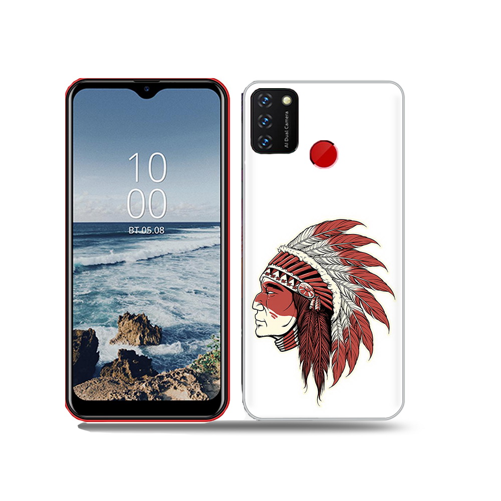 

Чехол MyPads Tocco для BQ 6631G Surf красный индеец, Прозрачный, Tocco
