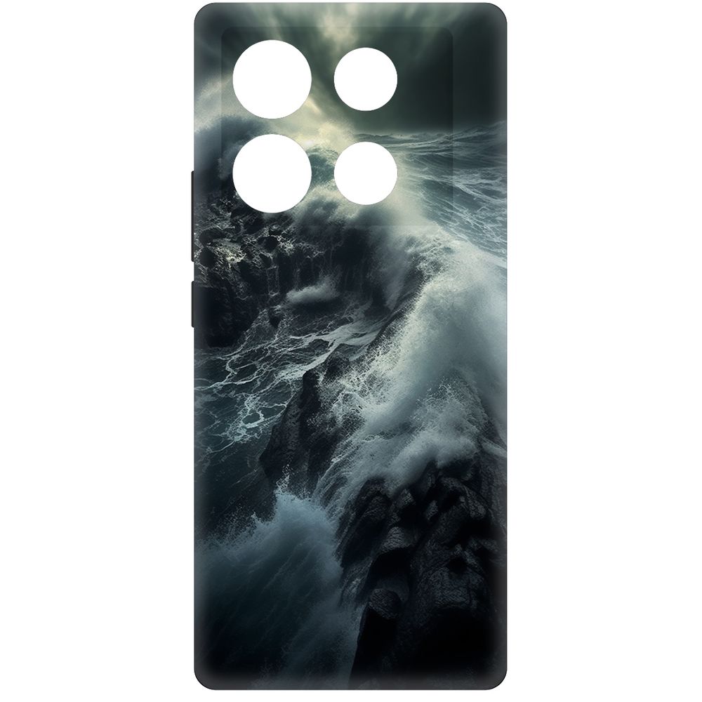 

Чехол-накладка Krutoff Soft Case Шторм для INFINIX Note 40 Pro черный
