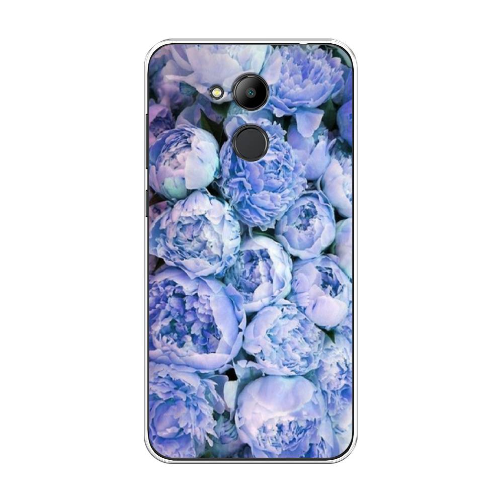 

Чехол Awog на Honor 6C Pro "Пионы голубые", Голубой, 63850-8