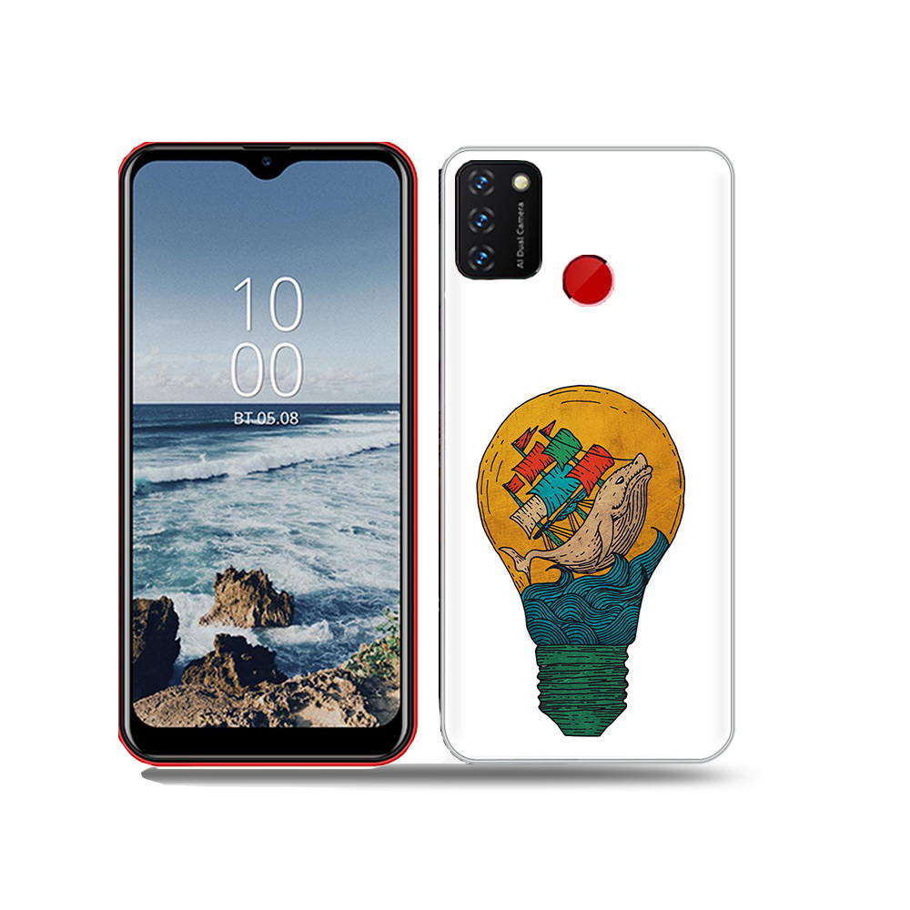 

Чехол MyPads Tocco для BQ 6631G Surf кит в лампочке с парусами, Прозрачный, Tocco