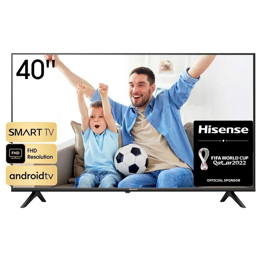 

Телевизор HISENSE 40A4HA, 40"(102 см), FHD, Черный, 40A4HA