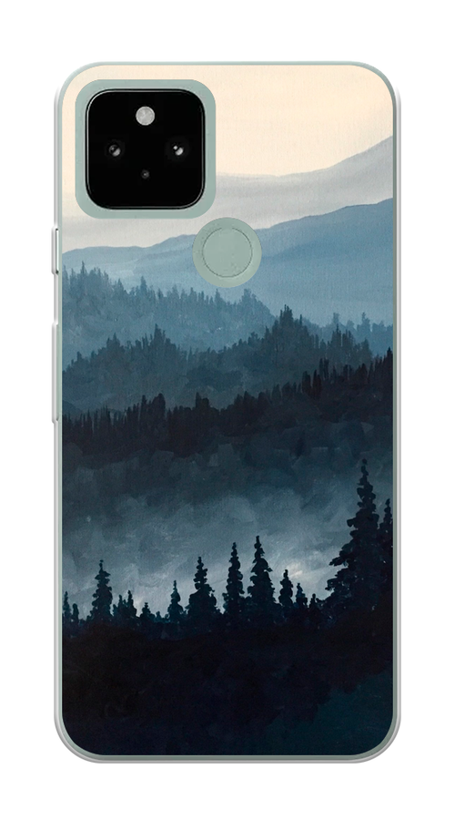 

Чехол Awog на Google Pixel 5 "Туманные горы", Разноцветный, 270750-4