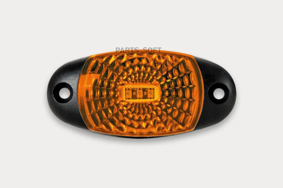 

Фонарь габаритный жёлтый LED с проводом 2x0,75 мм 12В- 30В