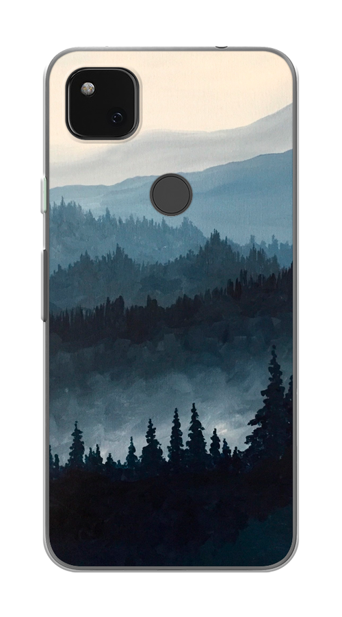 

Чехол Awog на Google Pixel 4A "Туманные горы", Разноцветный, 270650-4
