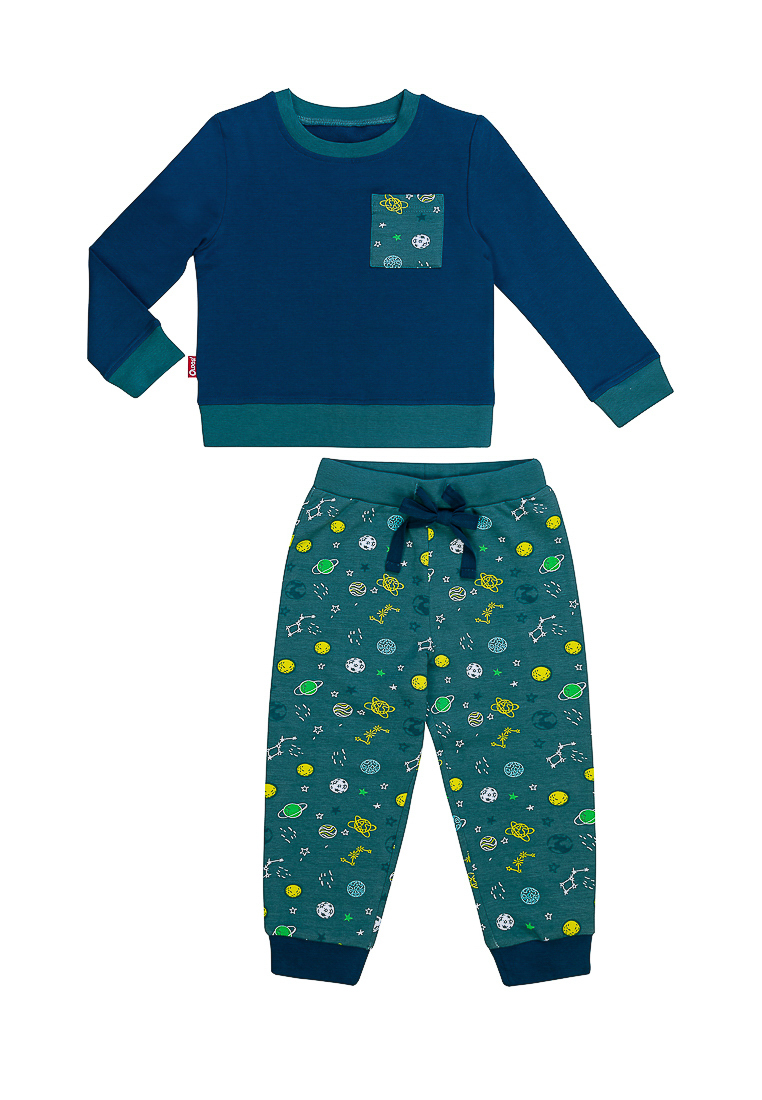 Пижама детская Oldos OCAW21UW1FT22 синий р.158