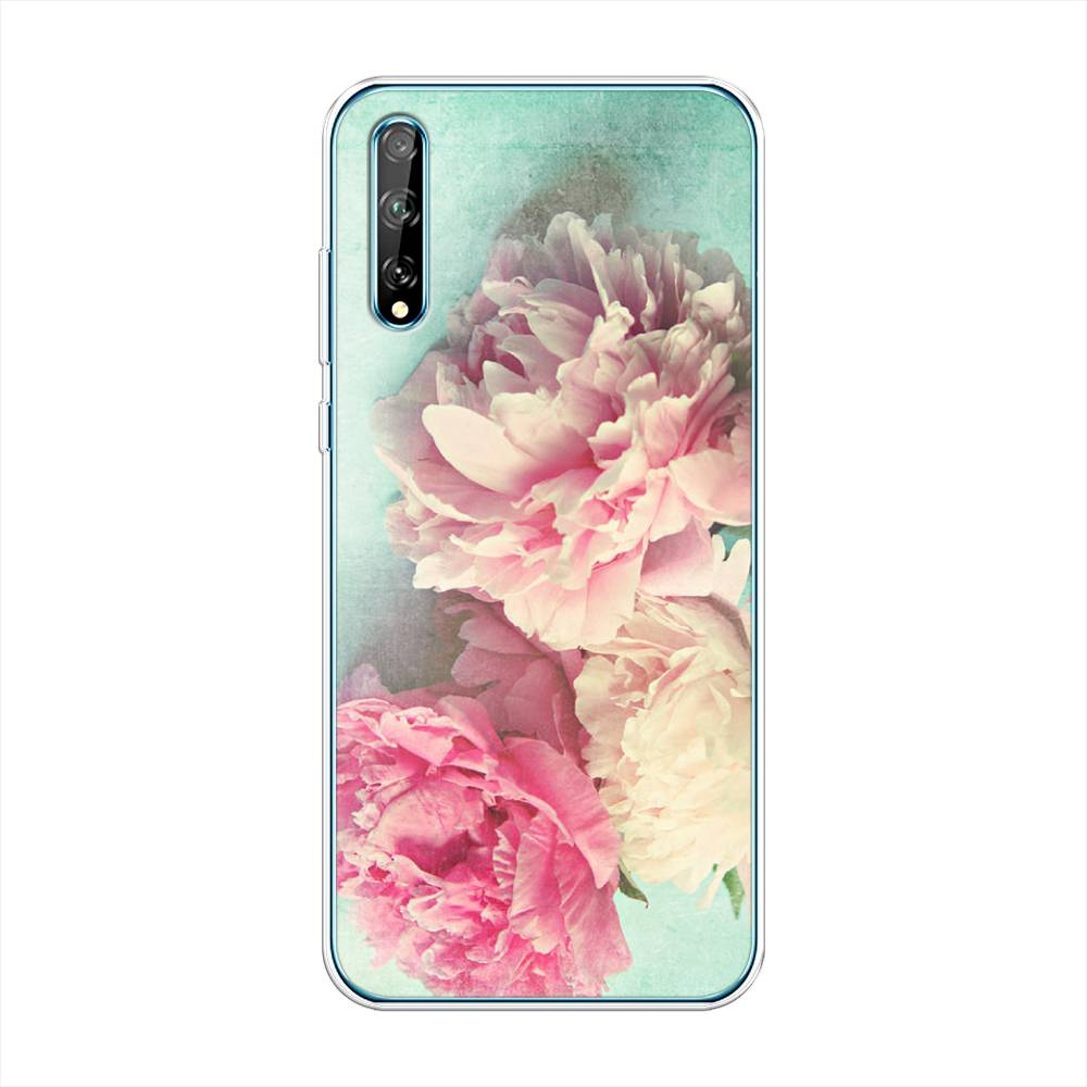

Чехол Awog "Пионы new" для Huawei P Smart S, Голубой, 6103550-8