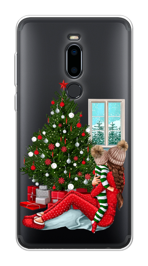 

Чехол на Meizu M8 "Новый год с мамой", Красный;зеленый;голубой, 73150-6