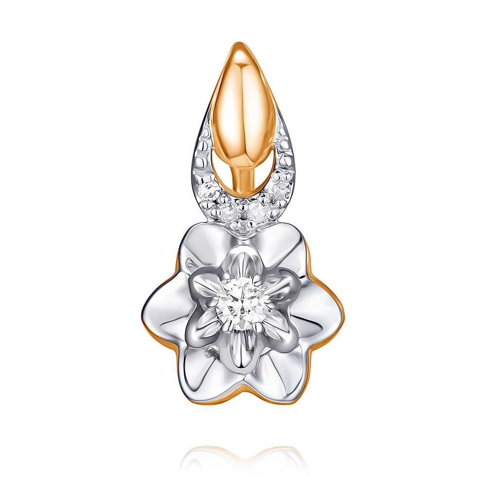 

Кулон из красного золота с бриллиантом ADAMAS 3417368/01-А501Д-41, 3417368/01-А501Д-41