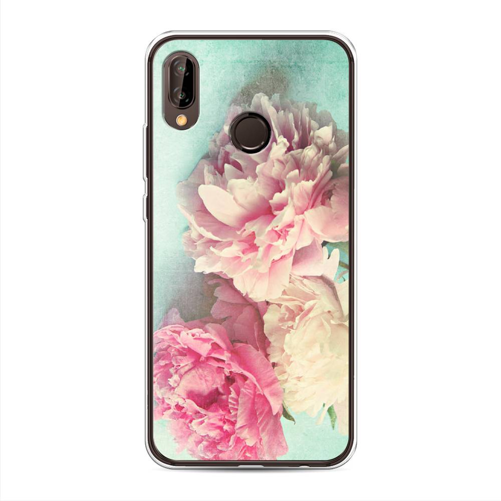 

Чехол Awog "Пионы new" для Huawei Nova 3, Голубой, 66150-8
