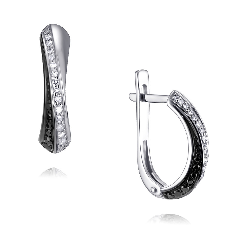 

Серьги из белого золота с бриллиантом ADAMAS 2418942/01-А511ДЧ-421, 2418942/01-А511ДЧ-421