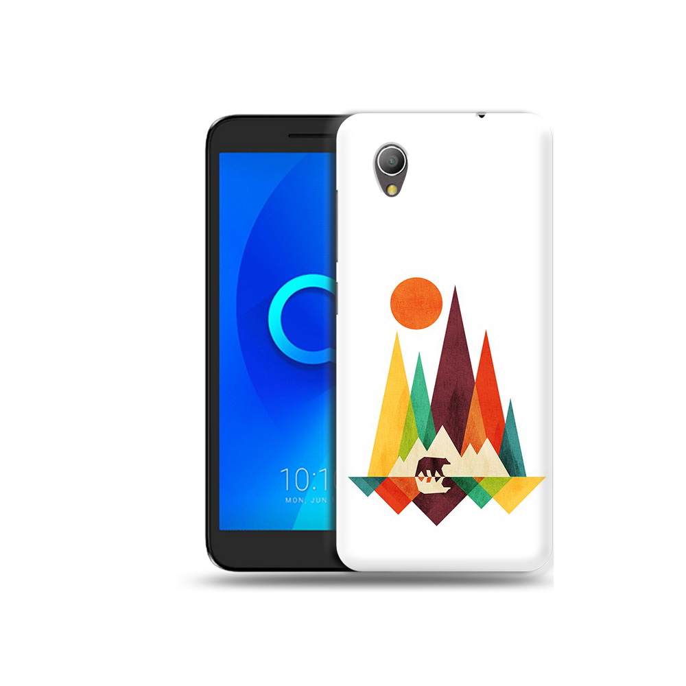 

Чехол MyPads Tocco для Alcatel 1 нарисованные горы с медведем (PT227134.658.506), Прозрачный, Tocco