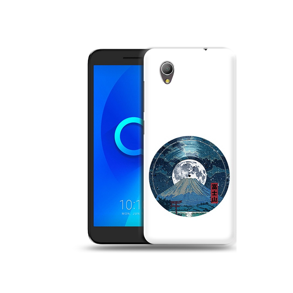 

Чехол MyPads Tocco для Alcatel 1 нарисованная виниловая гора с луной (PT227134.658.497), Прозрачный, Tocco