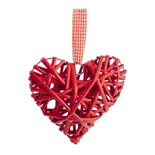 

Подвесное украшение новогоднее With Love Сердце красное в ассортименте