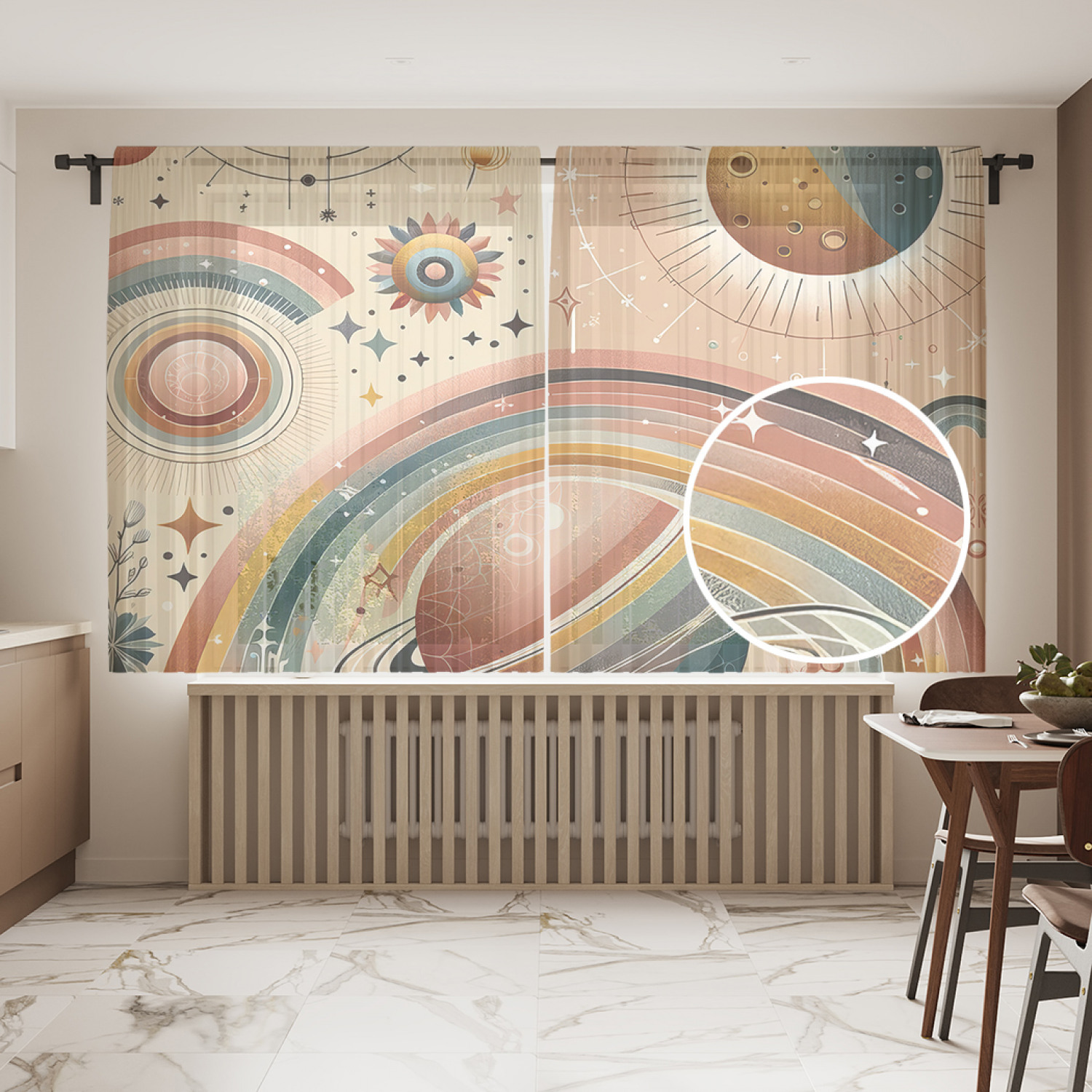 

Тюль JoyArty Космическая система 145х180, tul_sd2223_145x180