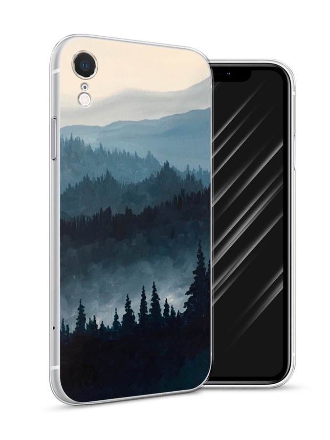 

Чехол Awog на Apple iPhone XR (10R) / Айфон XR (10R) "Туманные горы", Разноцветный, 12050-4