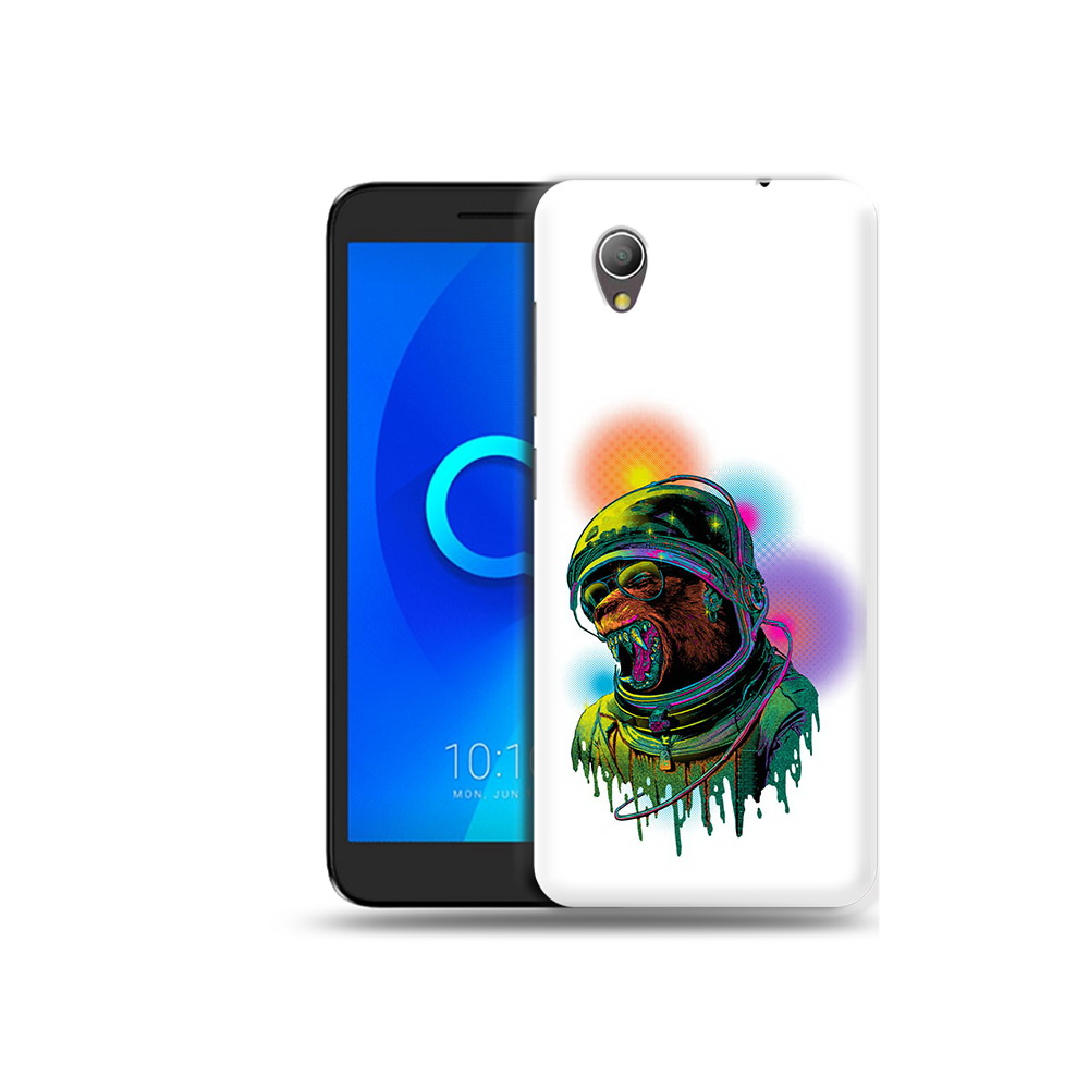 

Чехол MyPads Tocco для Alcatel 1 медведь космонавт (PT227134.658.466), Прозрачный, Tocco