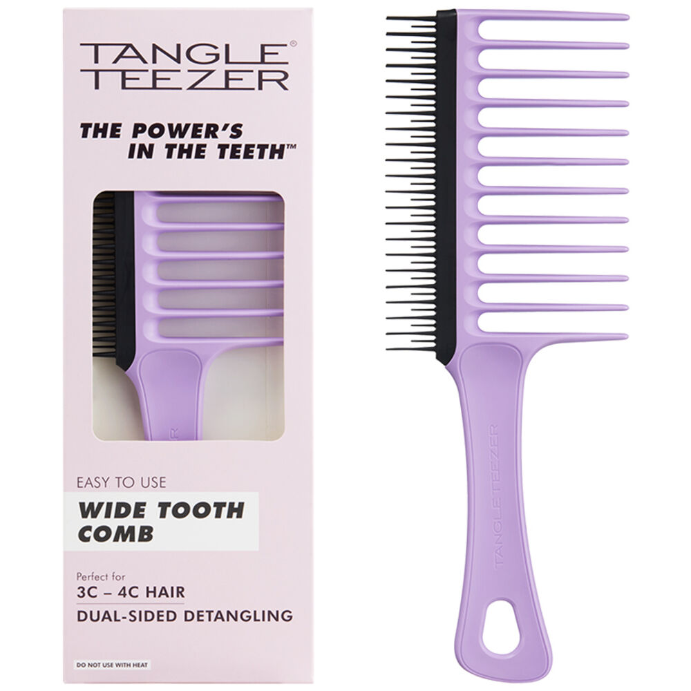 Расческа-гребень Tangle Teezer Wide Tooth Comb Purple Passion расческа для животных ripoma односторонняя серо фиолетовый