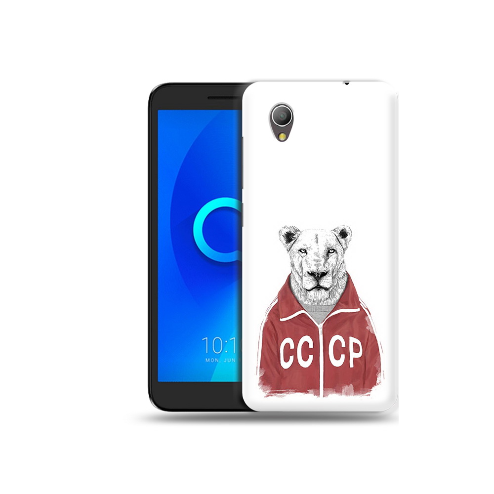 

Чехол MyPads Tocco для Alcatel 1 львица ссср (PT227134.658.450), Прозрачный, Tocco
