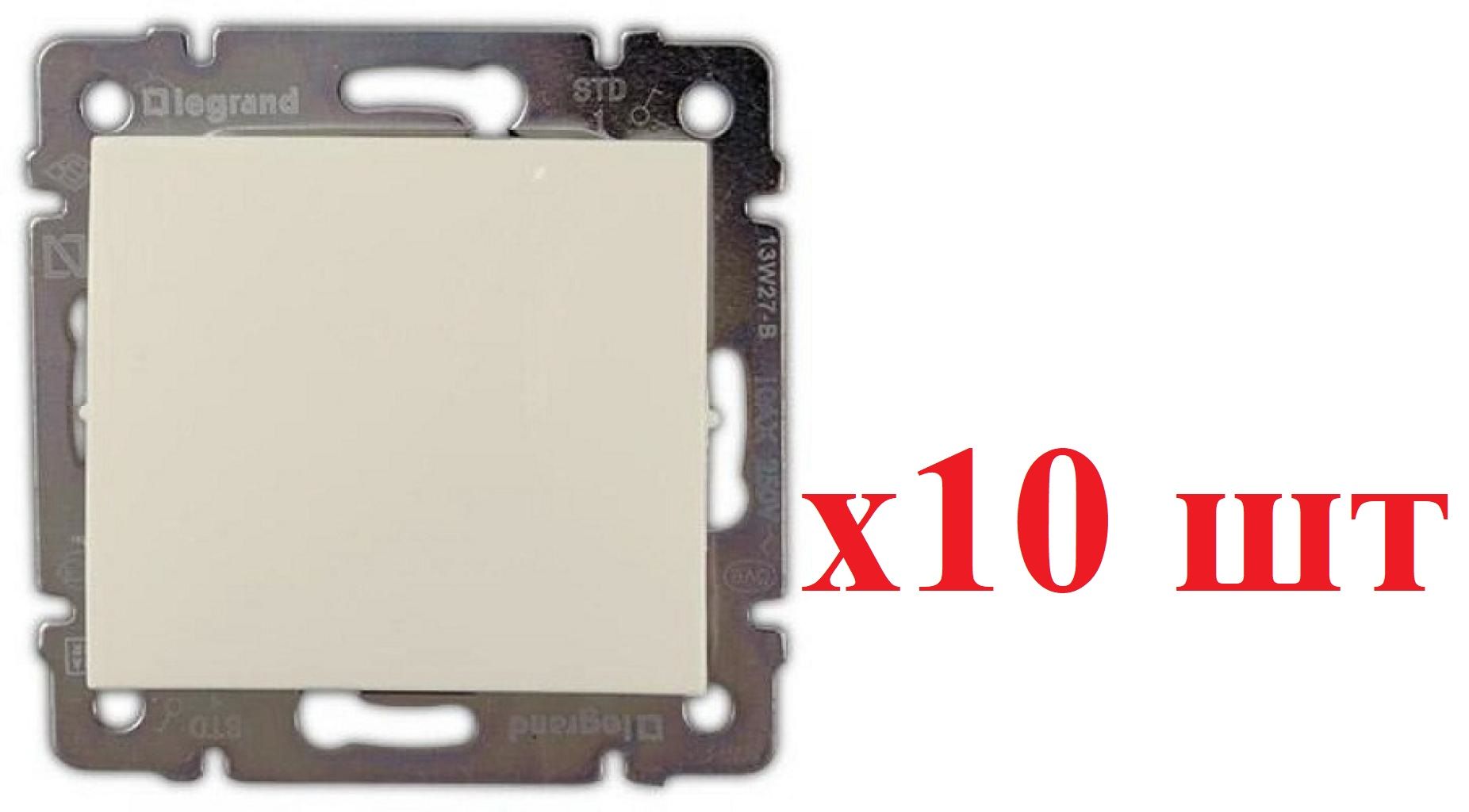 

Legrand Valena Крем Переключатель 1-клавишный 774306 (10шт), Бежевый, Valena Classic1