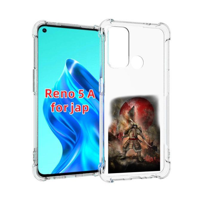 

Чехол MyPads китайскийвоин для Oppo Reno 5A, Прозрачный, Tocco