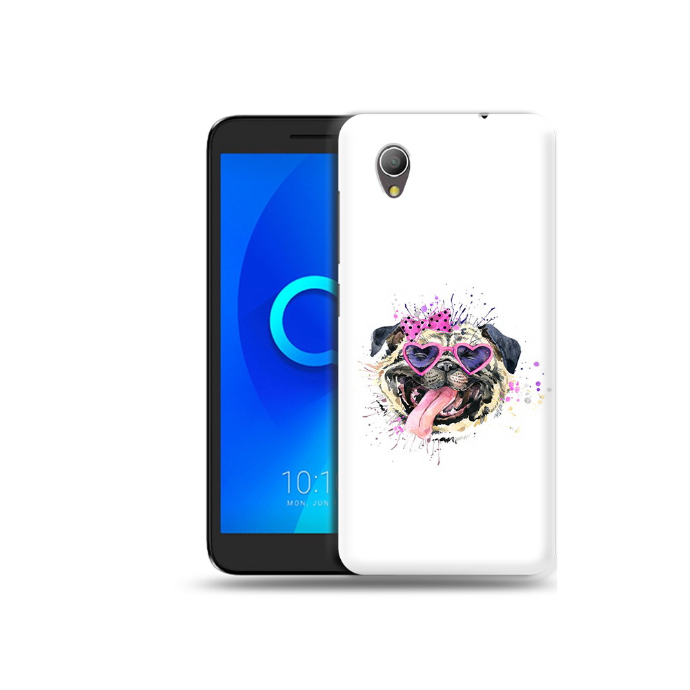 

Чехол MyPads Tocco для Alcatel 1 Веселая собака (PT227134.658.43), Прозрачный, Tocco