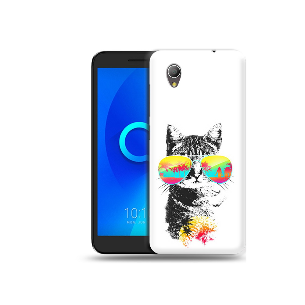 

Чехол MyPads Tocco для Alcatel 1 крутой кот (PT227134.658.425), Прозрачный, Tocco