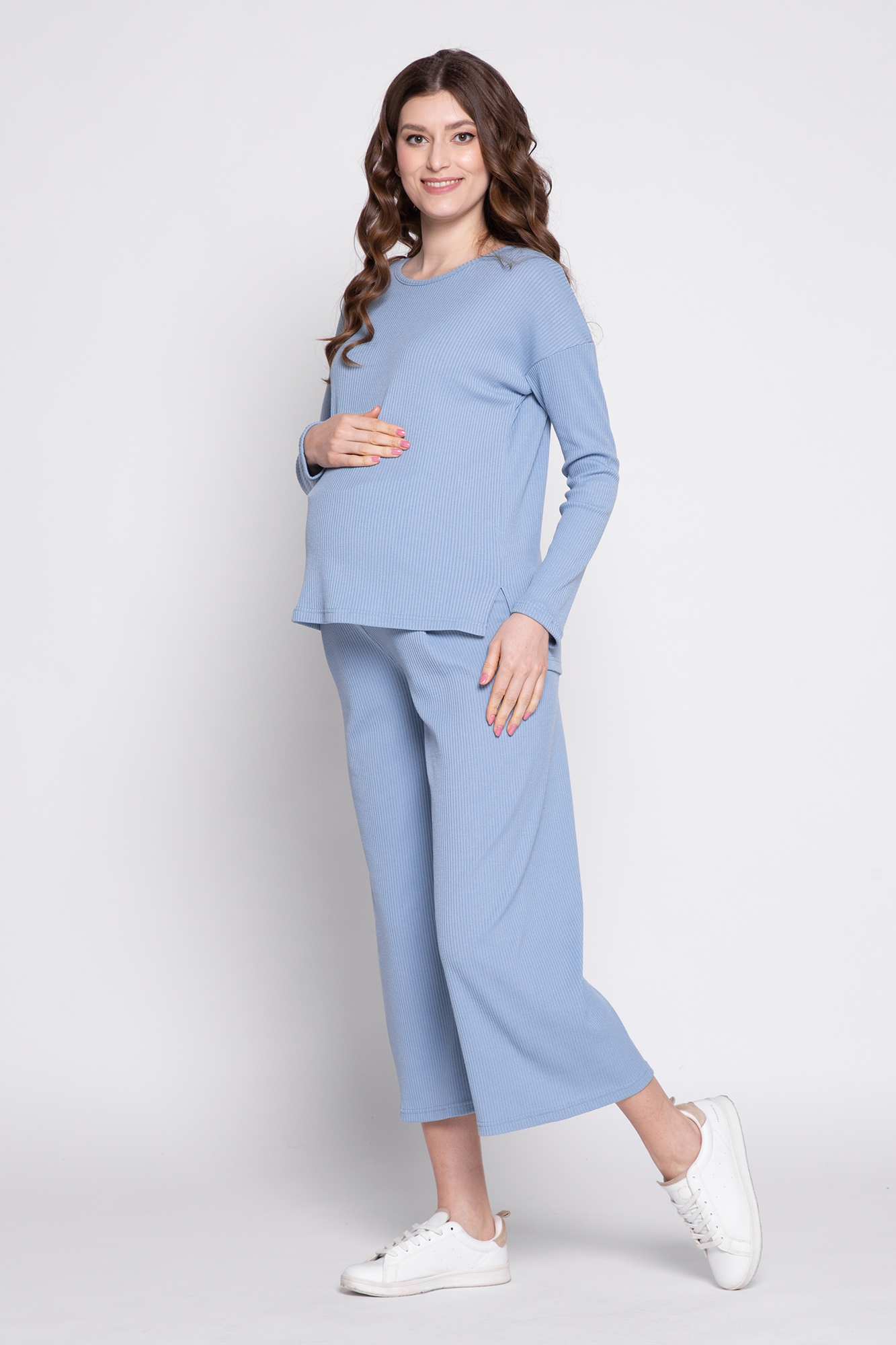 Костюм для беременных женский Magica bellezza 0184а голубой 52 RU