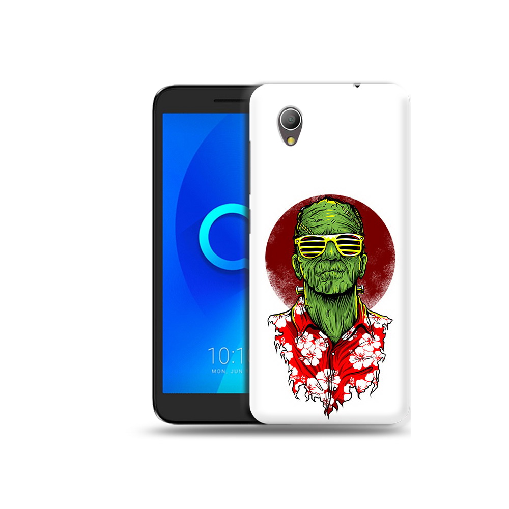 

Чехол MyPads Tocco для Alcatel 1 крутой зеленый мужчина в очках (PT227134.658.424), Прозрачный, Tocco