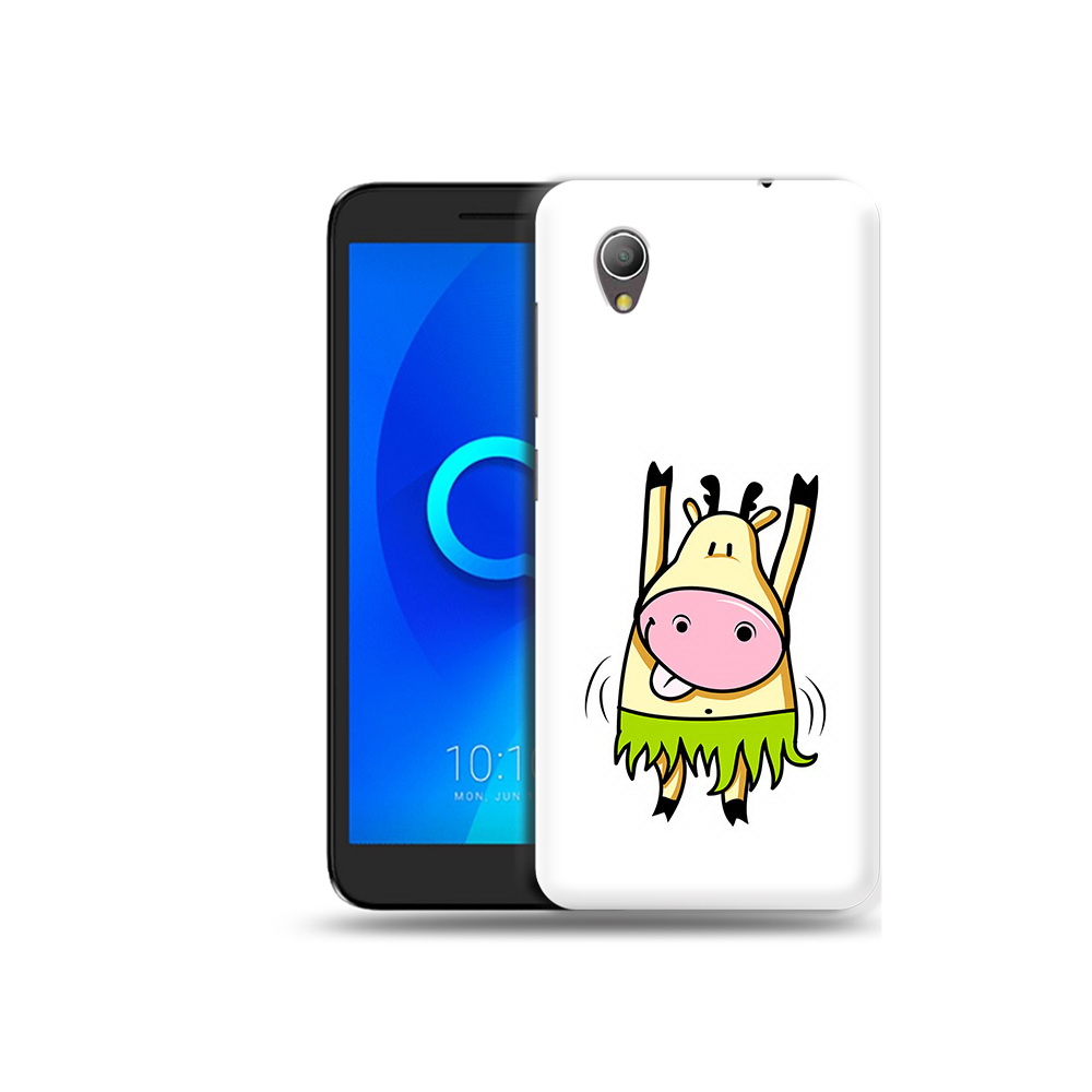

Чехол MyPads Tocco для Alcatel 1 Веселая корова (PT227134.658.42), Прозрачный, Tocco