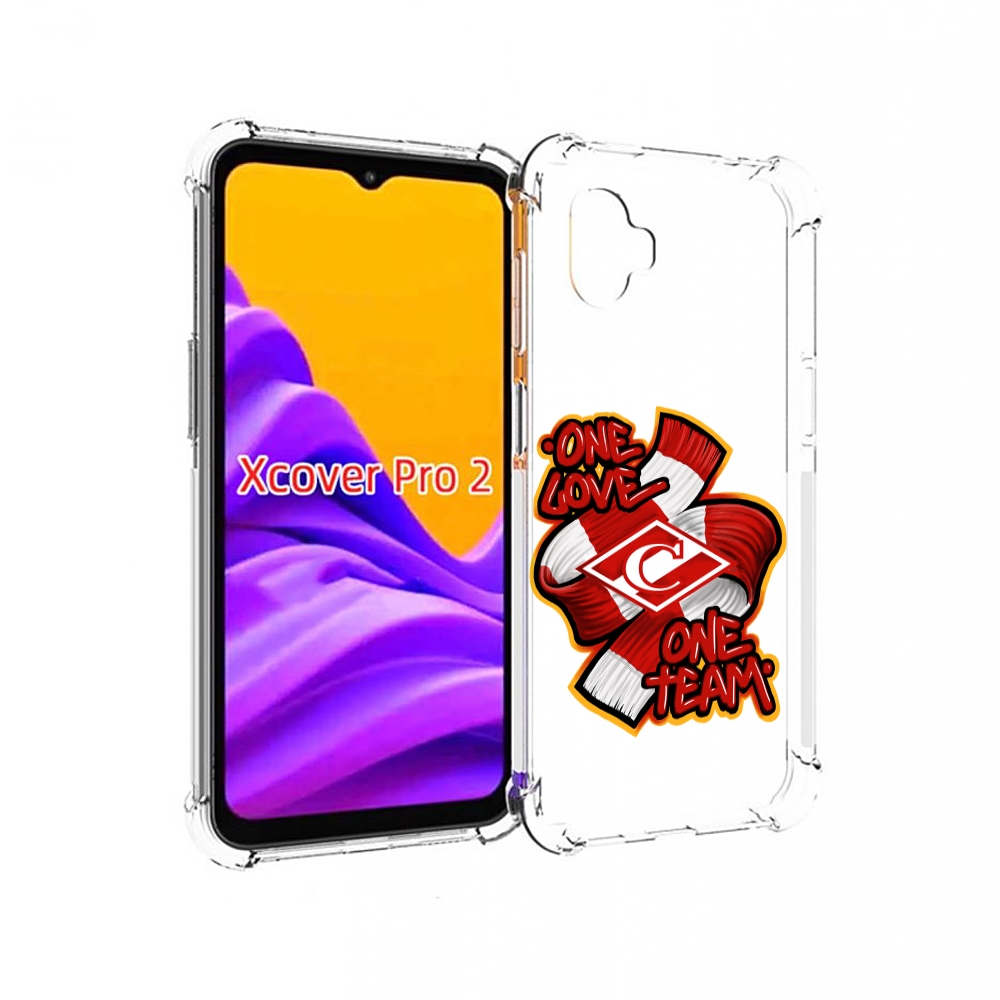 

Чехол MyPads ФК спарак 1 любовь для Samsung Galaxy Xcover Pro 2, Прозрачный, Tocco