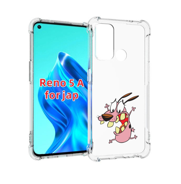 

Чехол MyPads зубастый бобик для Oppo Reno 5A, Прозрачный, Tocco