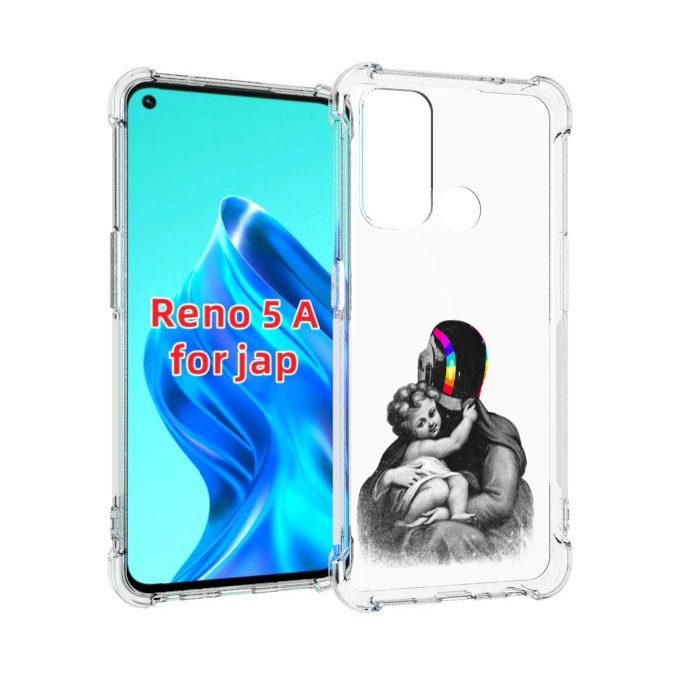 

Чехол MyPads защитник в шлеме для Oppo Reno 5A, Прозрачный, Tocco