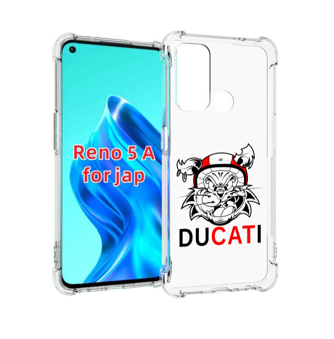 

Чехол MyPads дукати для Oppo Reno 5A, Прозрачный, Tocco