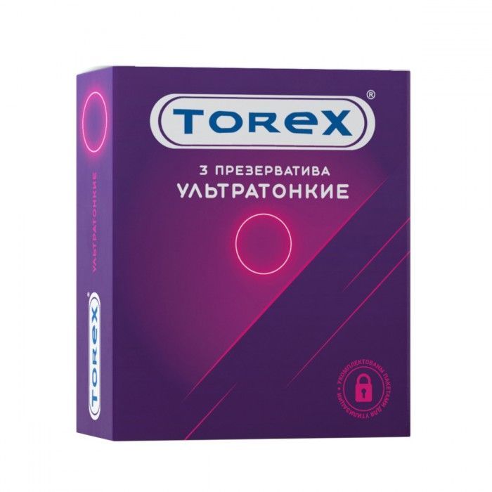 фото Презервативы ультратонкие torex, 3 шт