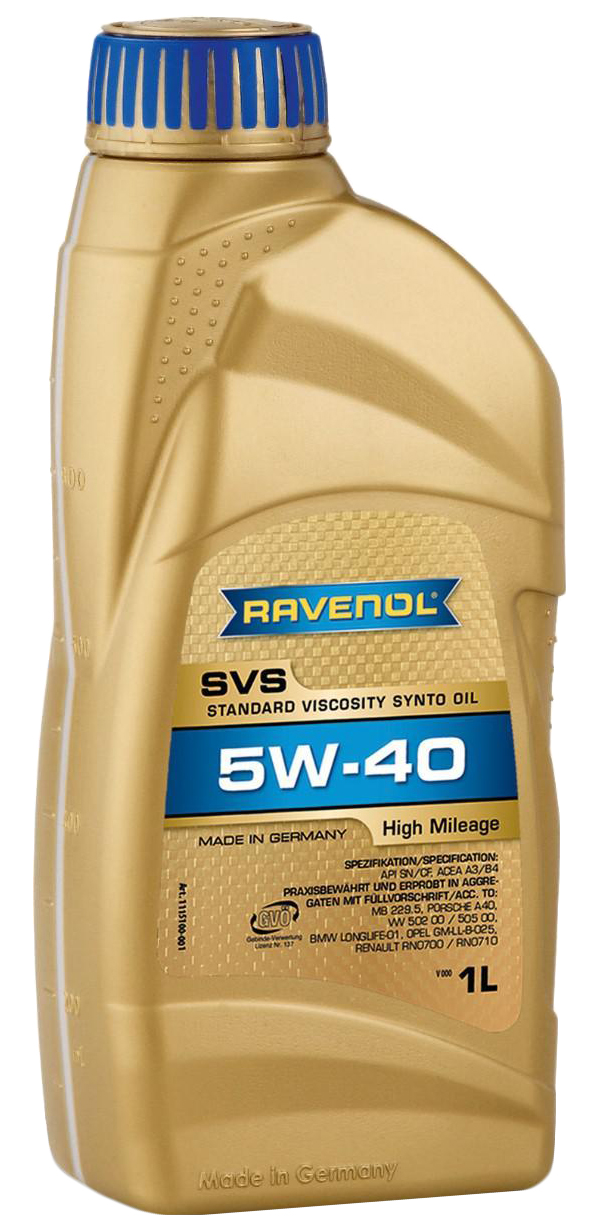 фото Масло моторное ravenol 4014835802827 /111510000101999/ svs standard viscosity synto oil sa
