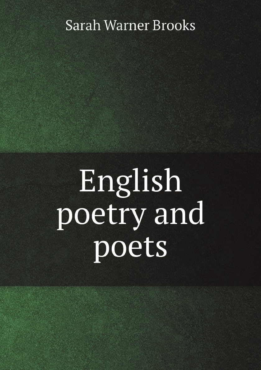 

English poetry and poets