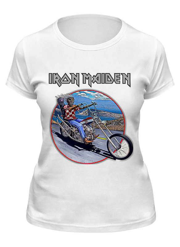 

Футболка женская Printio Iron maiden band белая 2XL, Белый, Iron maiden band